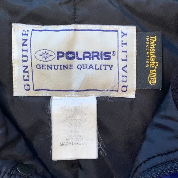 Polaris Mens Snowmobile Winter Coat Jacket Purple/Black Size Small - Picture 9 of 14